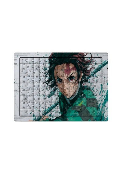 Ghostbastır Design Demon Slayer 99 Parça Ayaklı Puzzle Dekoratif Çocuk Yapbozu 064
