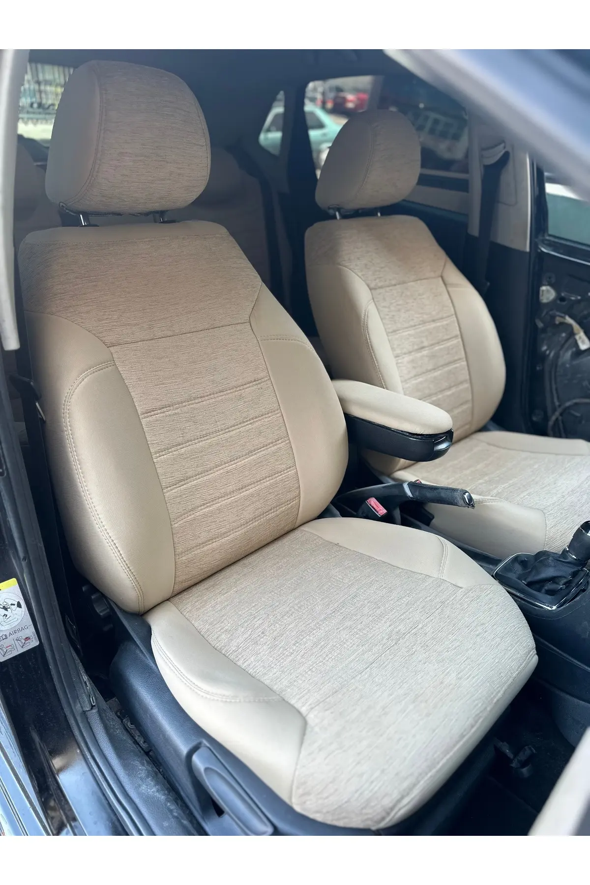 Volkswagen Polo Araca Özel Koltuk Kılıfı Bej