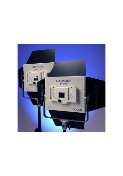 Godox - Lp600r K2 Rgb 2'li Softboxlı Panel Led Işık Kiti