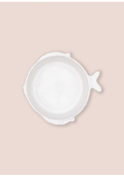 The Mia Fish Çorba Kasesi 15 Cm Beyaz