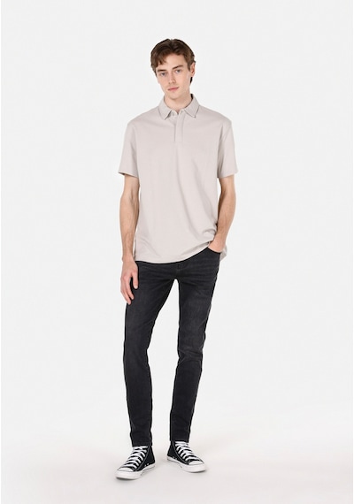 Colin's Colins Comfort Fit Polo Yaka Düz Erkek Taş Kısa Kol Tişört Cl1073959 Cl1073959 Q1.v2 Stn Taş
