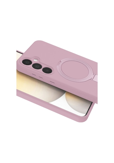 Samsung Galaxy A25 5g Regal Magsafe Standlı Kapak - Açık Pembe 0.2M-Çok Renkli