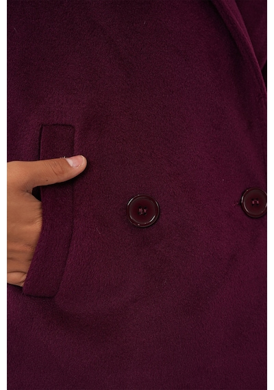 Bigdart Kadın Kısa Kaşe Ceket 0725 - Bordo