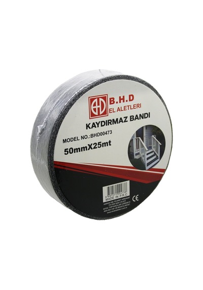 B.h.d Bhd-00473 Kaydırmaz Bant 50mm X 25mt Siyah Bandı