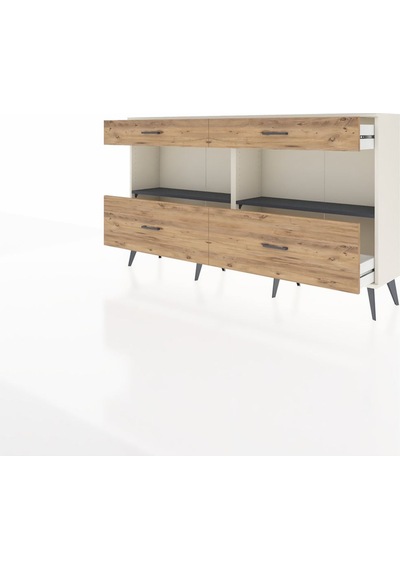 Arges Konsol 2 Raflı 4 Çekmeceli 176x30x99 Aytaşı-antrasit/çam Aytaşı-antrasit/çam Arges Konsol 2 Raflı 4 Çekmeceli 176x30x99 Aytaşı-antrasit/çam Aytaşı-antrasit/çam