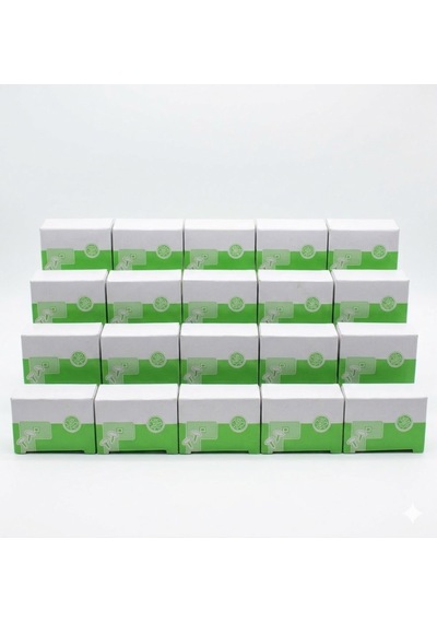 20 Adet Mix Gold & Silver Raptiye 20x20'li Paket - Metalik Karışık Renkli Pano Çivisi