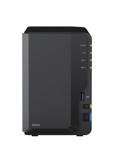 Synology DS223A2 2 GB 2 TB HDD 2x3.5" Sata Desteği Raid 0-1 Nas Depolama Ünitesi