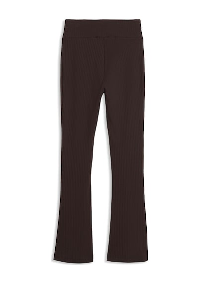 Puma Her Rib Flared Kadın Kahverengi Günlük Stil Tayt 69402833