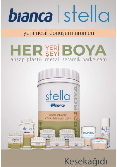 Stella Su Bazlı Saf Akrilik Boya 1lt Diğer