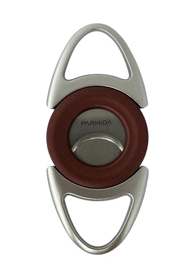 Parmida Gümüş-bordo Metal Puro Makası Kesici - Tr8324