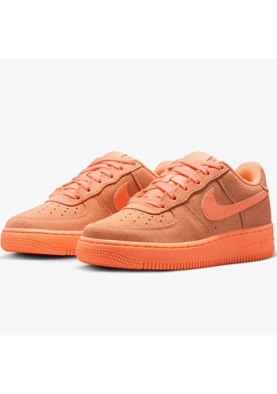 Nike Air Force 1 Af1 Leather Sneaker Orange Hakiki Deri Günlük Spor Ayakkabı Turuncu