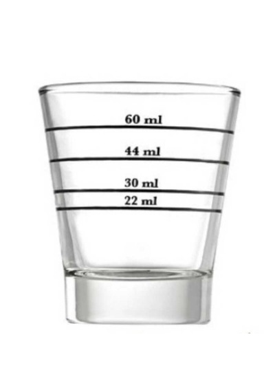 Motta Kahve Ölçü Bardağı 30/60ml Şefaf