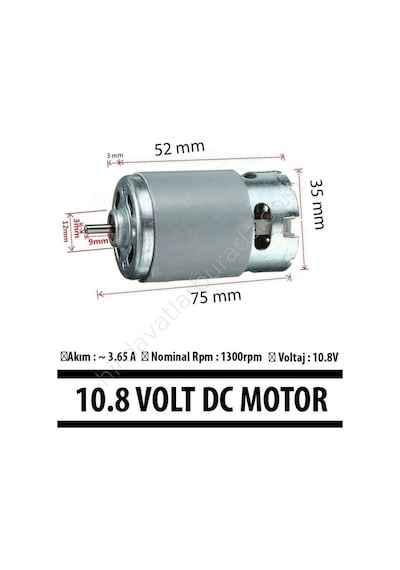 10.8 Volt Dc Motor Şarjlı Matkap Uyumlu