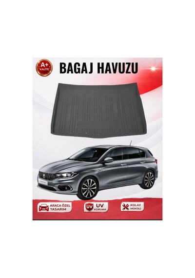Fiat Egea Hb 2015 Ve Sonrası 3d Bagaj Havuzu Premıum A+