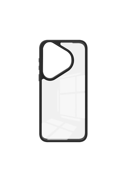 Microcase Huawei Pura 70 Pro Plus Luna Serisi Köşe Korumalı Sert Rubber Kılıf - Al3422 Siyah Şeffaf