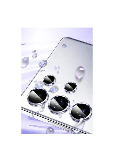 Samsung Galaxy S26 Ultra Bilvis Titan Kamera Lens Darbeye Dayanıklı - Siyah