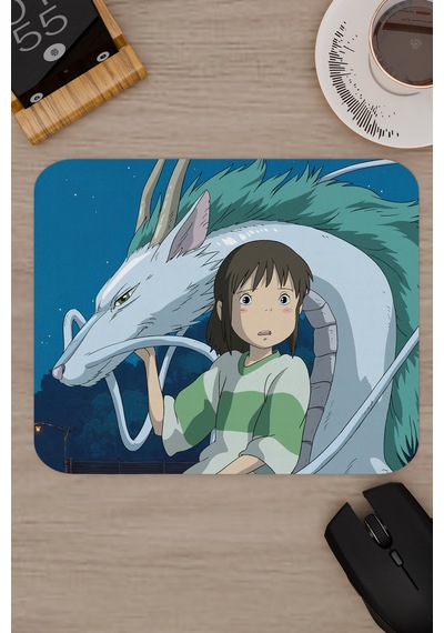 Spirited Away Kaymaz Dikişli Kauçuk Oyuncu Mousepad V3 - 22x18 Gaming Mouse Pad Fare Altlığı