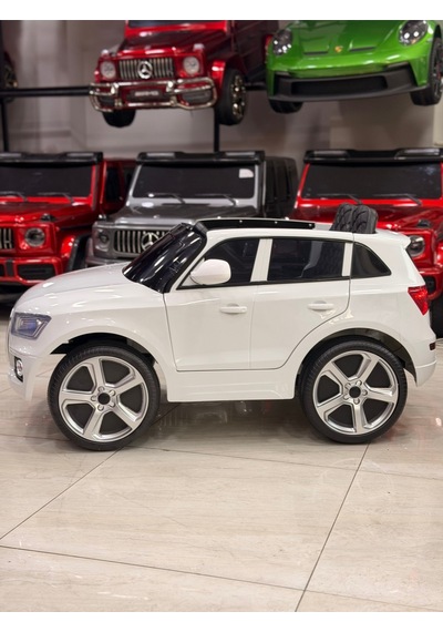 Audi Akülü Araba 0-6 Yaş Beyaz
