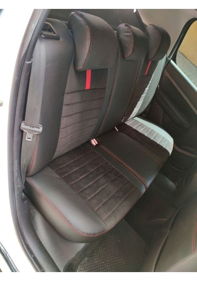Peugeot 307 2001 2008 Arası Uyumlu Arka Sırt Arka Oturma 2+1 Oto Koltuk Kılıfı