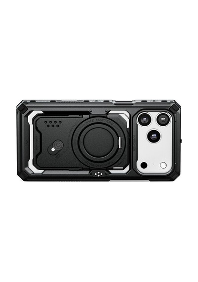 Khronos Apple iPhone Uyumlu 17 Pro Max Mobile Filmmaking Case Black
