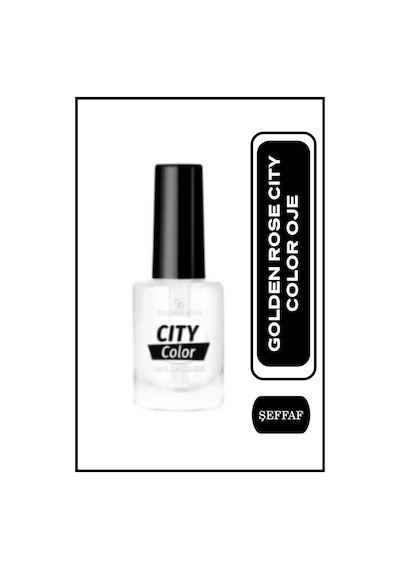 Golden Rose City Color Oje Clear