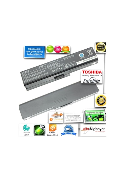 Alfabilgisayar Toshiba Uyumlu C600D Batarya Pil Güçlü Güvenli