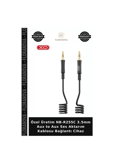 Özel Üretim Nb-r255c 3.5mm Aux To Aux Ses Aktarım Kablosu Bağlantı Cihaz