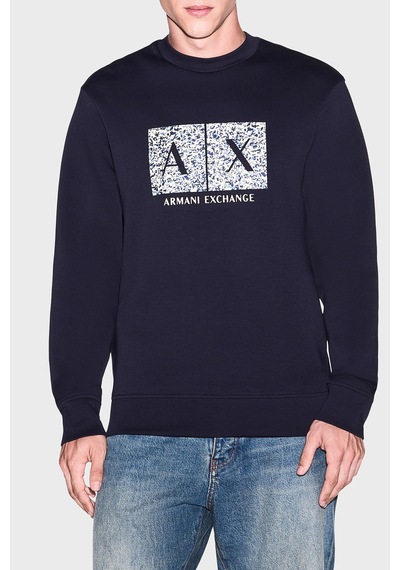 Armani Exchange Pamuk Karışımlı Regular Fit Bisiklet Yaka Sweat Erkek Sweat Xm002888 Af10818 Ub101 Lacivert Armani Exchange Pamuk Karışımlı Regular Fit Bisiklet Yaka Sweat Erkek Sweat Xm002888 Af10818 Ub101 Lacivert