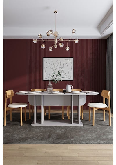Modern 8 Kişilik Mutfak Yemek Masası Ve Sandalye %100 Mdf Mutfak Yemek Odası Masası Takımı Ymt08 Kül Gri Modern 8 Kişilik Mutfak Yemek Masası Ve Sandalye %100 Mdf Mutfak Yemek Odası Masası Takımı Ymt08 Kül Gri