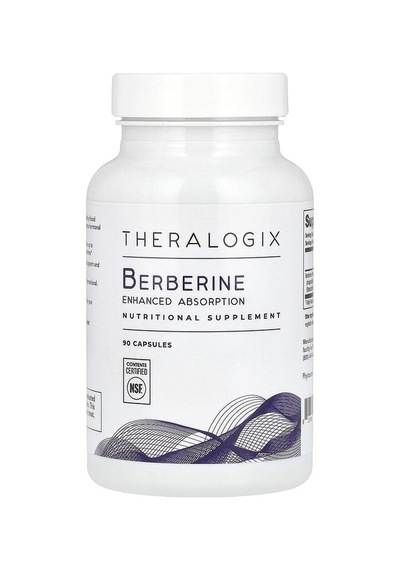 Theralogix, Berberine, Enhanced Absorption, 90 Capsules 550 Mg Per Capsule