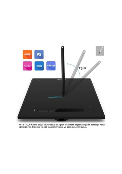 Star G960s 12.5x8.25 Inç Grafik Tablet 8192 Basınç 4 Tuşlu