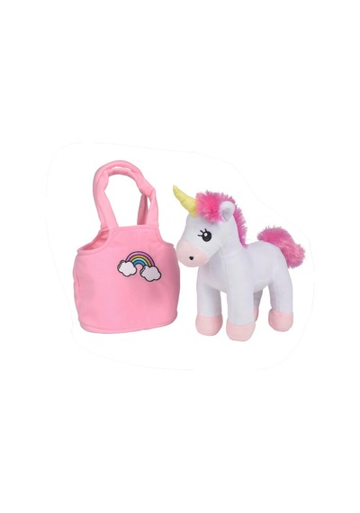 Çanta Unicornlu Peluş Smb-105560064 Açık Bej