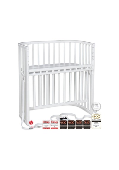 Anne Yanı Beşik Boxspring Comfort Plus Beyaz Beyaz