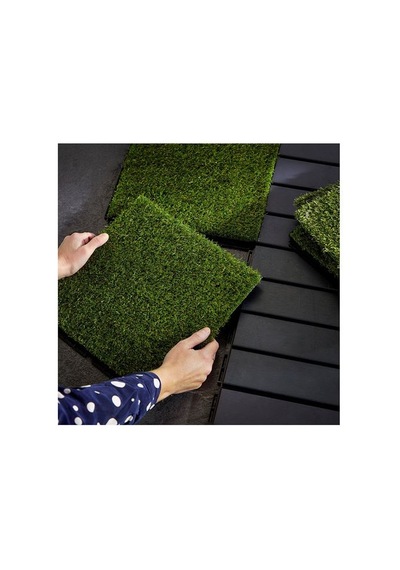 Ikea Runnen Yer Döşemesi, Suni Çim, 0,81 M², 9 Adet