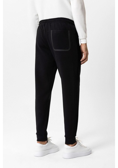 Back And Bond Siyah Beli Bağcıklı Jogger Pantolon Çok Renkli