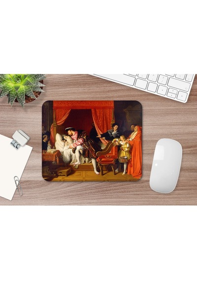 Leonardo Da Vinci'nin Ölümü 17 X 21 Cm Mouse Pad Mousepad