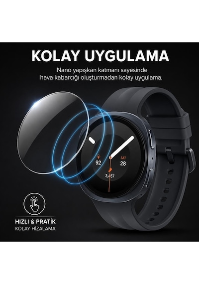 Samsung Galaxy Watch 9 40mm İle Uyumlu Ekran Koruyucu Nano Parlak Çizilmeye Dayanıklı Akıllı Saat Koruması, 9h Kırılmaz Esnek Cam, Hd Şeffaf 2 Adet Sm-l340 Çok Renkli Samsung Galaxy Watch 9 40mm İle Uyumlu Ekran Koruyucu Nano Parlak Çizilmeye Dayanıklı Akıllı Saat Koruması, 9h Kırılmaz Esnek Cam, Hd Şeffaf 2 Adet Sm-l340 Çok Renkli