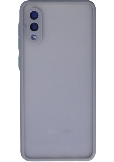 Samsung Galaxy Uyumlu - A02 Kılıf Montreal Silikon Kapak - Gri