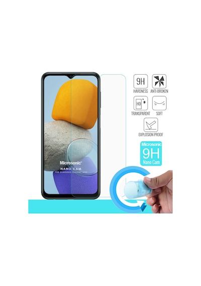 Microsonic Samsung Galaxy Uyumlu M23 Nano Glass Cam Ekran Koruyucu