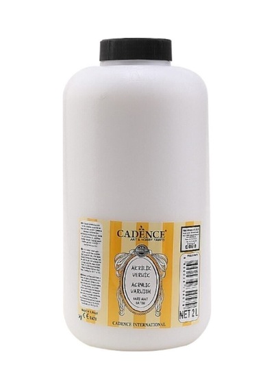 Cadence Su Bazlı Yarı Mat Vernik Satin 2000 Ml No Color