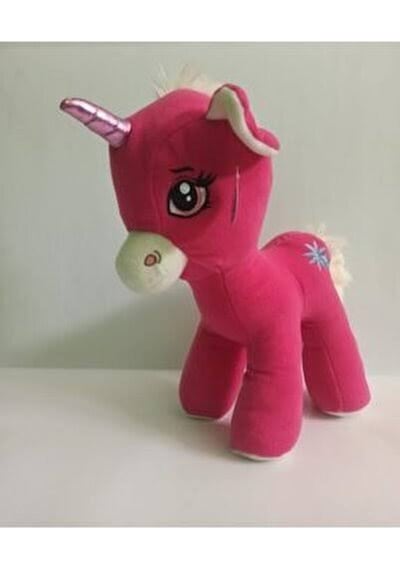 Sevimli Pony Kırmızı Çok Renkli
