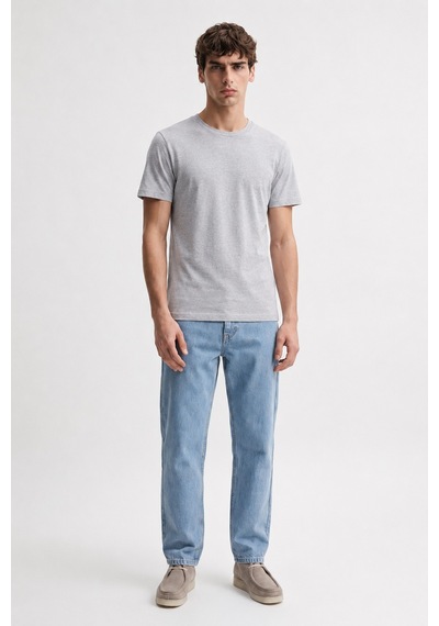 Antioch Pamuklu Erkek T-shirt Gri