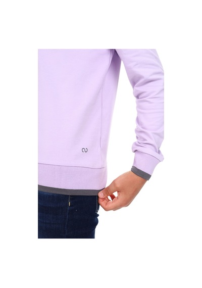 Toontoy Kids Toontoy Erkek Çocuk Baskılı Sweatshirt Lila