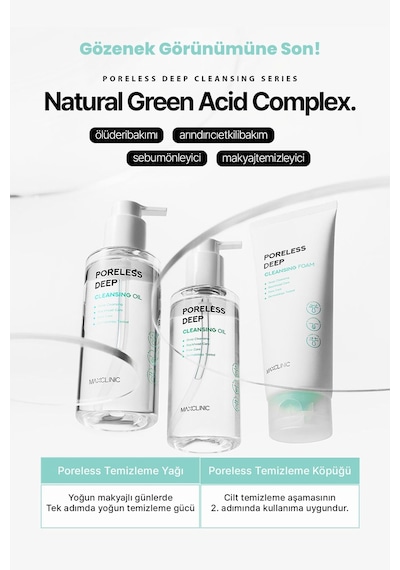 Maxclınıc Gözenek ve Siyah Nokta İçin Yüz Temizleme Yağı Maxclinic Poreless Deep Cleansing Oil 200ml
