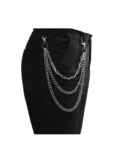 Oldskoolbutik Chain Pantolon Zinciri Gümüş