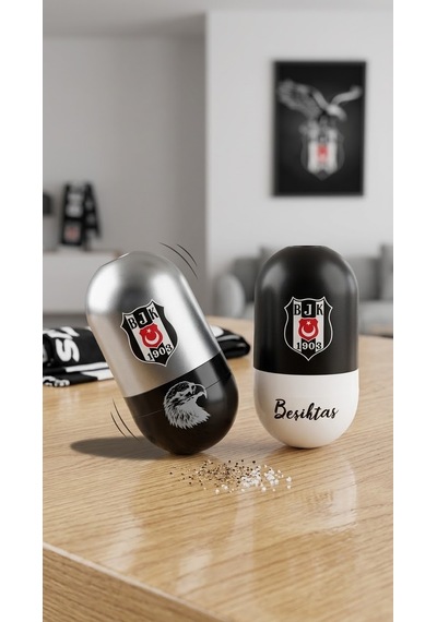 Beşiktaş Bjk 1903 Lisanslı Hacıyatmaz Kalemtıraş Silgili Dengeli Masaüstü Kalemtraş - 9071607076133