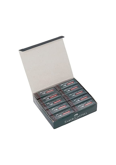 Faber Castell 20 Adet Büyük Siyah Silgi N11.4793