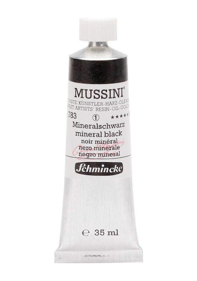 Mussini 35Ml Yağlı Boya Seri:1 No:783 Mineral Black