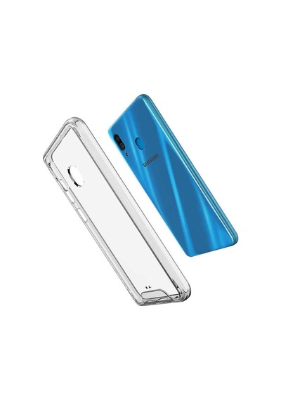 Samsung Uyumlu Galaxy A20 Kılıf Zore Gard Silikon Renksiz