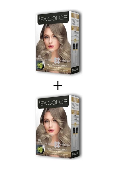 Jenerik 2x2 Tüp Krem Saç Boyası Seti Elmas Sarısı No:9.1